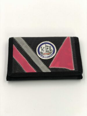 Portemonnaie schwarz- pink Vorne