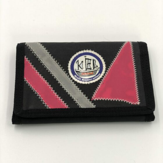 Portemonnaie schwarz- pink Vorne