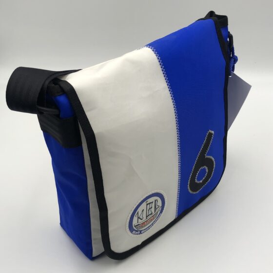 Messenger Bag M- blau Seite