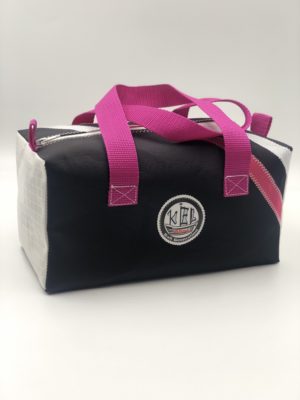 Sporttasche klein- schwarz-pink