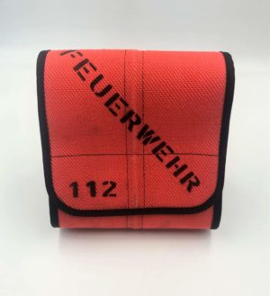 Messenger Bag Feuerwehrschlauch rot