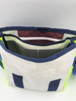 Messenger Bag M- Neon grün Offen