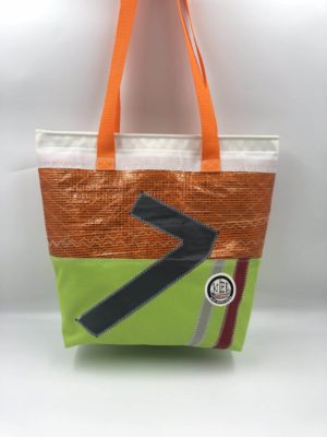 Shopper Tasche Einzelstück- Neon grün Vorne