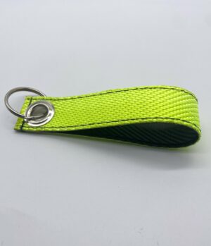 Schlüsselanhänger- Neon grün/offen