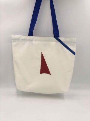 Shopper Tasche weiß- Boot – Bild 3