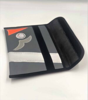 Tablet Hülle grau/weiß- Lattentasche – Bild 2